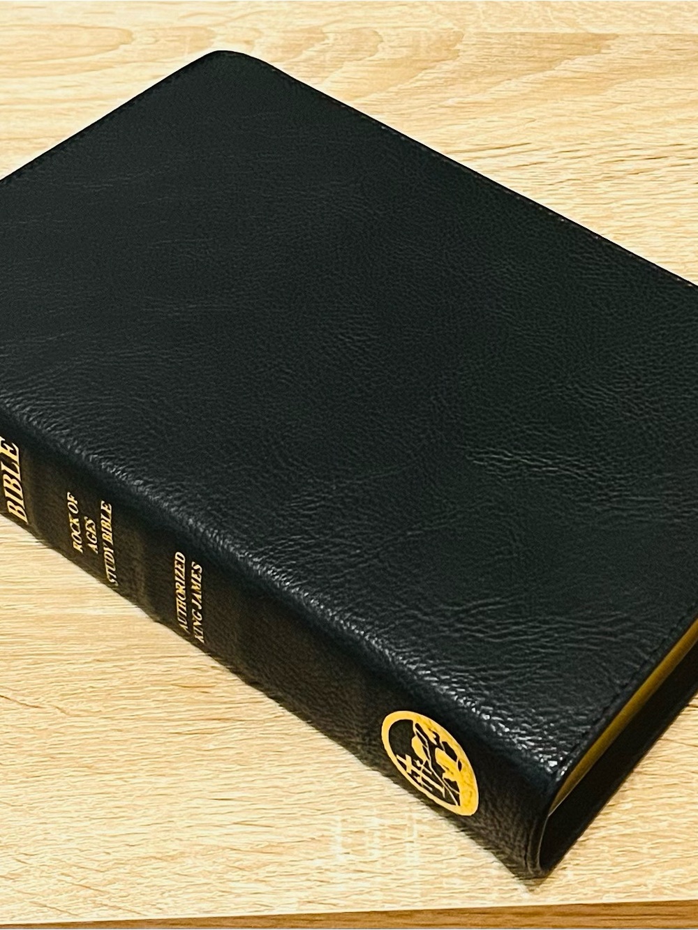 Holy Bible Rock of Ages Study Bible KJV, 12th Ed, Imitation Leather BLACK (2024)